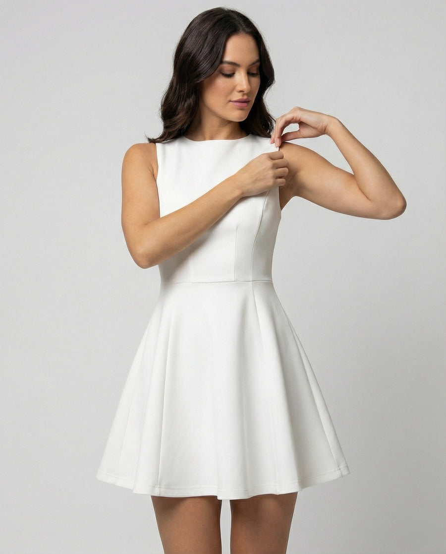Nadine Dress in White
