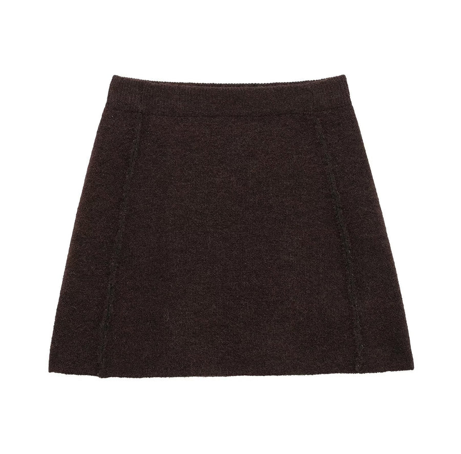 Nadine Elegant Knit Skirt in Kurz