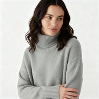 Nadine Elegant Sweater in Grey