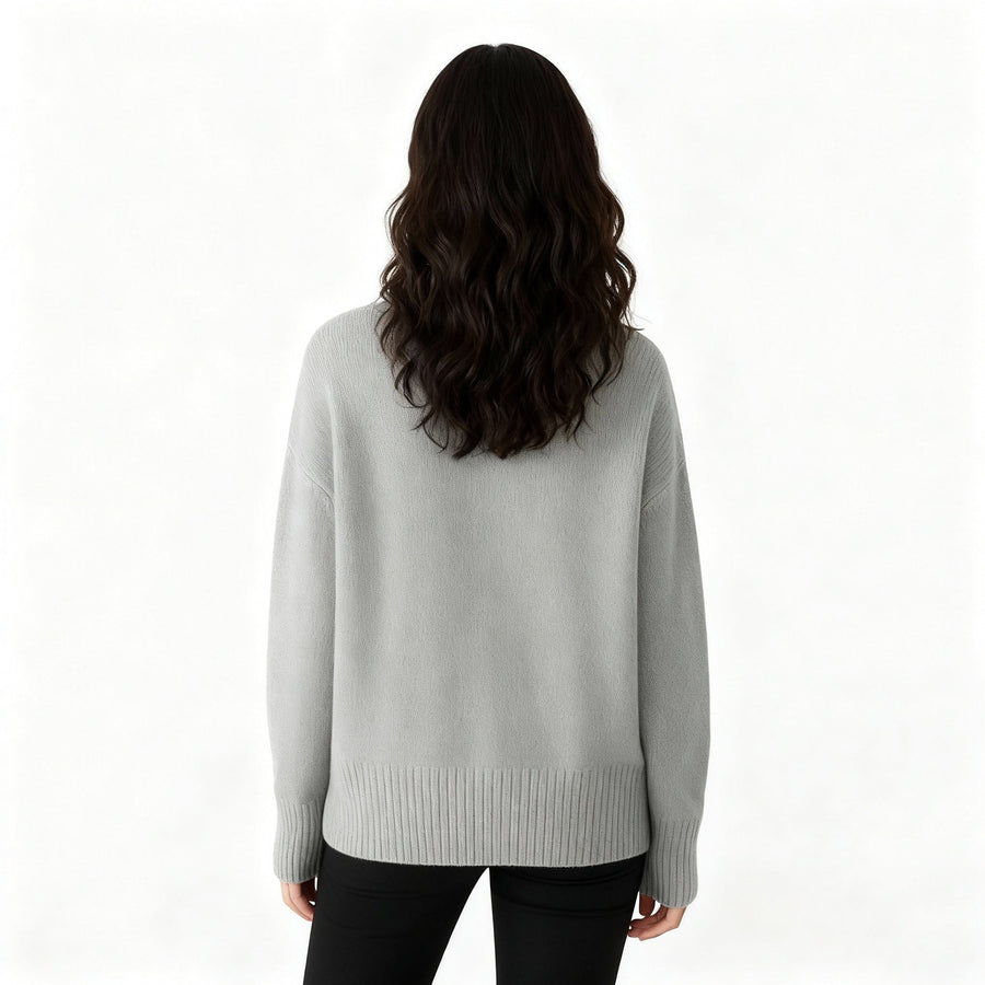 Nadine Elegant Sweater in Grey