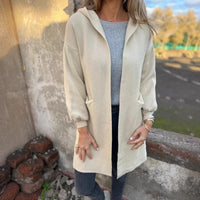 Nadine Knit Cardigan with Hood
