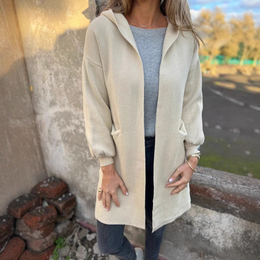 Nadine Knit Cardigan with Hood