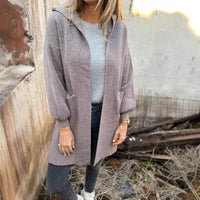 Nadine Knit Cardigan with Hood
