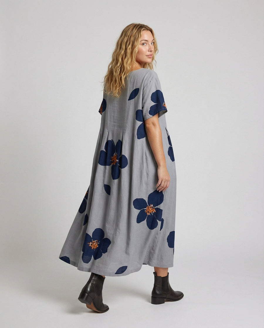 Nadine Relaxed Linen Blend Dress