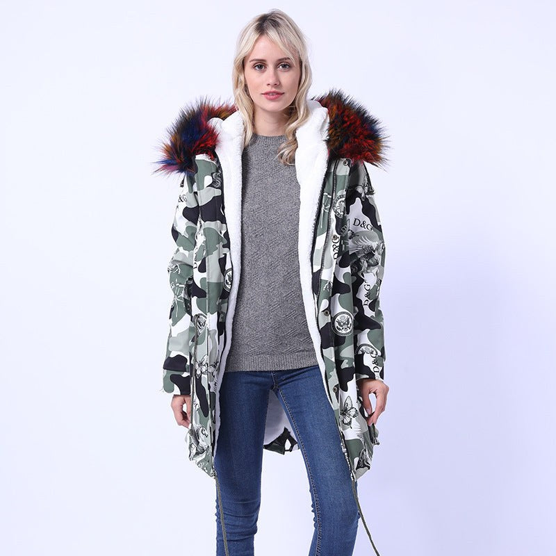 Nalani Coat in Tarnmuster