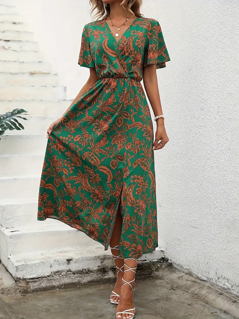 Nalani Elegant Maxi Dress in Mischfarbe