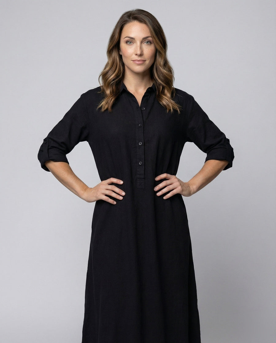Nalani Relaxed Linen Dress