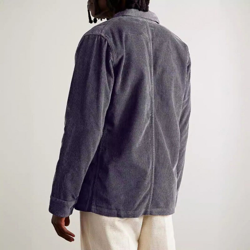 Naomi Casual Corduroy Jacket with Pockets