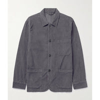 Naomi Casual Corduroy Jacket with Pockets in Grey