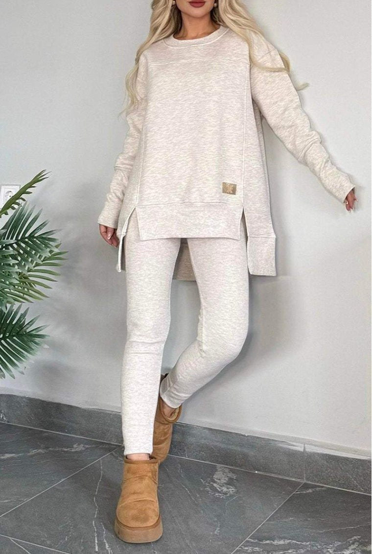 Naomi Comfortable Set with Oversized in White
