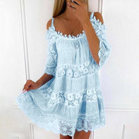 Naomi Dress in Light Blue