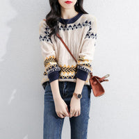 Naomi Knit Sweater with Crew Neck