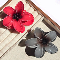 Nara™ 1/2/3 Pcs Hawaiian Gradient Flower Hair Claw Clip Women Fashion Large Hair Clip Girls Hairpin Barrettes Bohemia Hair Accessories in 1