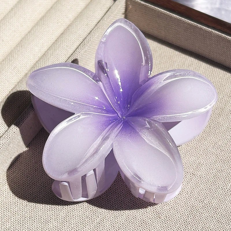 Nara™ 1/2/3 Pcs Hawaiian Gradient Flower Hair Claw Clip Women Fashion Large Hair Clip Girls Hairpin Barrettes Bohemia Hair Accessories in 13