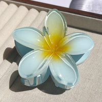 Nara™ 1/2/3 Pcs Hawaiian Gradient Flower Hair Claw Clip Women Fashion Large Hair Clip Girls Hairpin Barrettes Bohemia Hair Accessories in 18