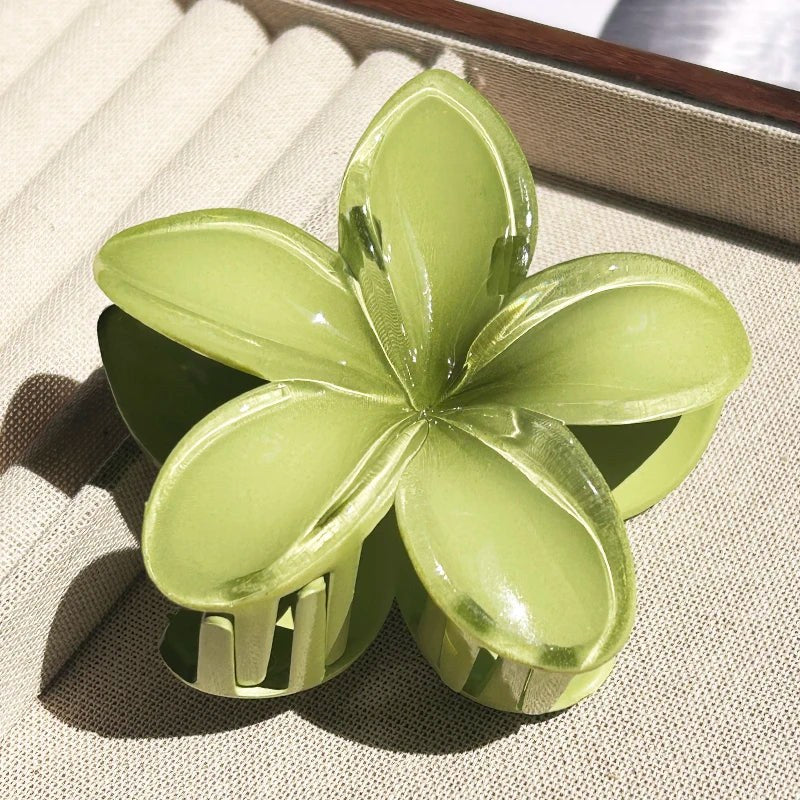 Nara™ 1/2/3 Pcs Hawaiian Gradient Flower Hair Claw Clip Women Fashion Large Hair Clip Girls Hairpin Barrettes Bohemia Hair Accessories in 22