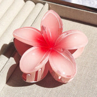 Nara™ 1/2/3 Pcs Hawaiian Gradient Flower Hair Claw Clip Women Fashion Large Hair Clip Girls Hairpin Barrettes Bohemia Hair Accessories in 23