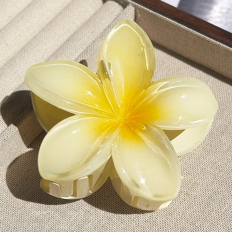 Nara™ 1/2/3 Pcs Hawaiian Gradient Flower Hair Claw Clip Women Fashion Large Hair Clip Girls Hairpin Barrettes Bohemia Hair Accessories in 28