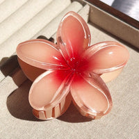 Nara™ 1/2/3 Pcs Hawaiian Gradient Flower Hair Claw Clip Women Fashion Large Hair Clip Girls Hairpin Barrettes Bohemia Hair Accessories in 29