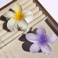 Nara™ 1/2/3 Pcs Hawaiian Gradient Flower Hair Claw Clip Women Fashion Large Hair Clip Girls Hairpin Barrettes Bohemia Hair Accessories in 4