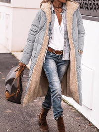 Natalia Coat in Light Grey