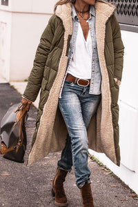 Natalia Coat in Olive Green