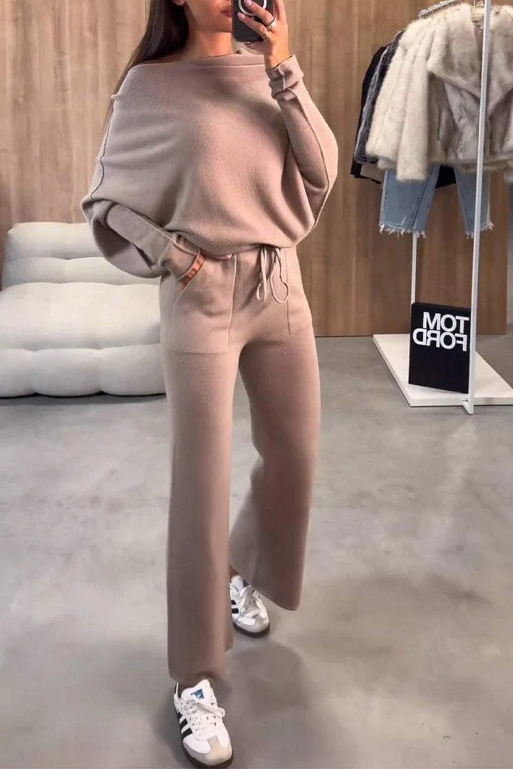 Natalia Elegant Set in Khaki