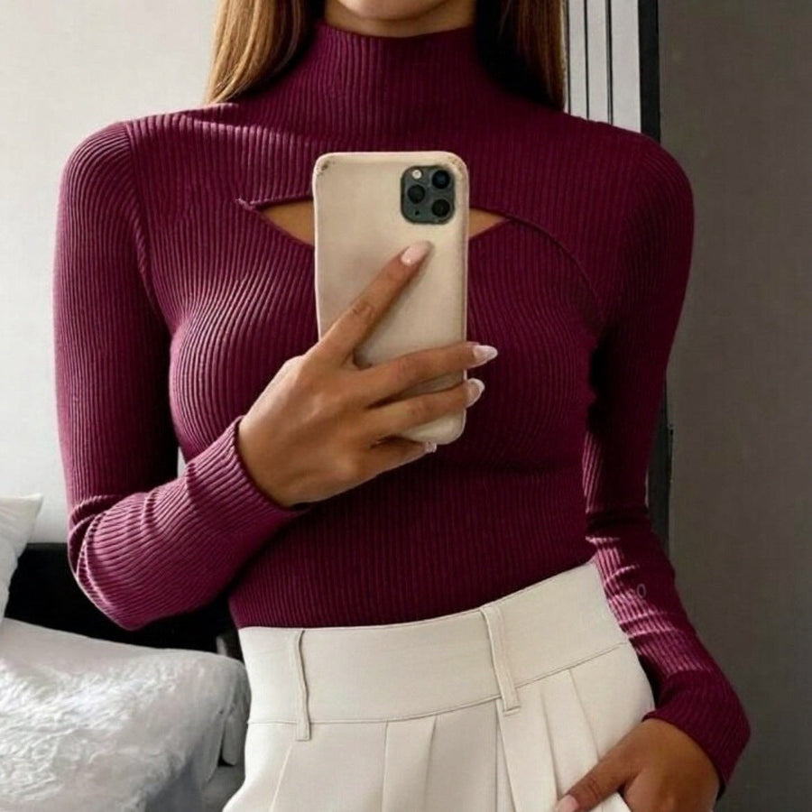 Natalia Elegant Top with Long Sleeve