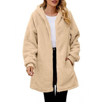 Natalia Jacket with Hood in Apricot