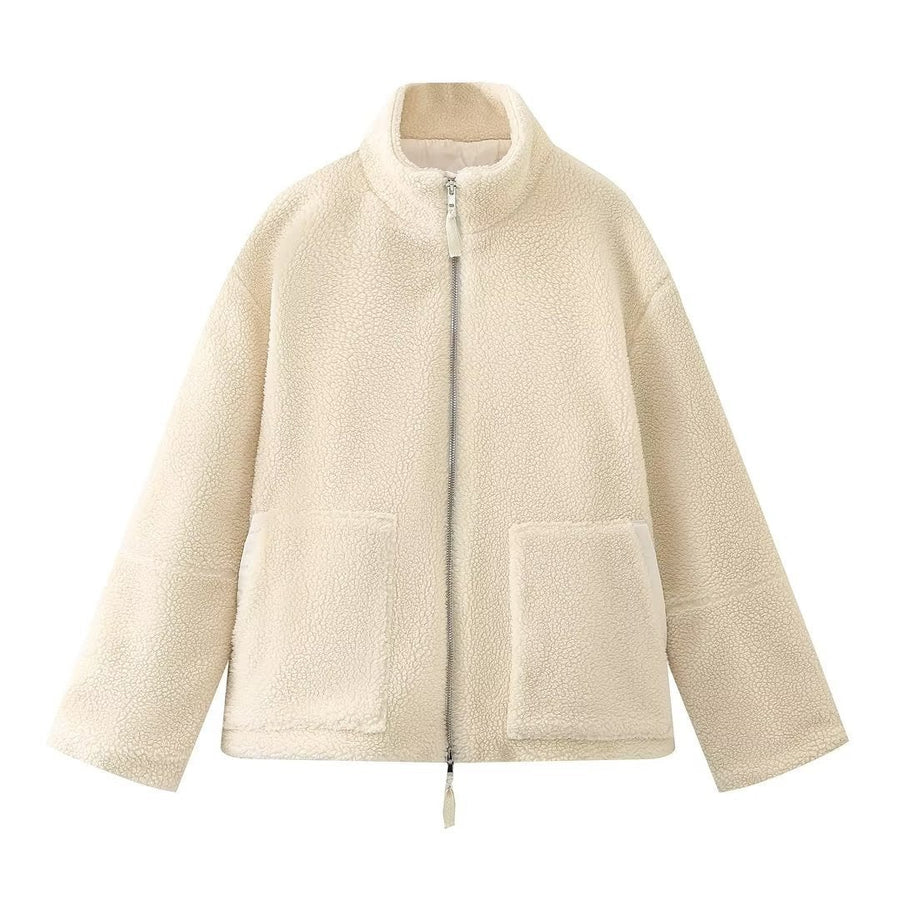 Natalia Jacket with Pockets in Beige