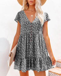 Natalia Summer Dress in Black