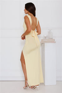 Naveena Women's Formal Maxi Dress with Side Split