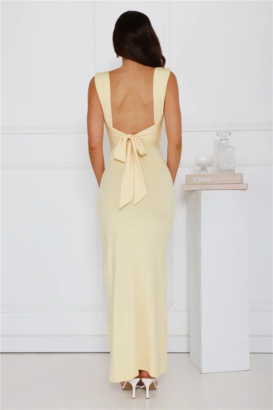 Naveena Women's Formal Maxi Dress with Side Split