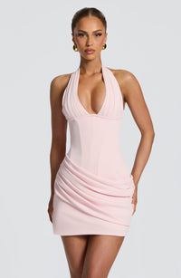 Daphne Mini Dress – Blush