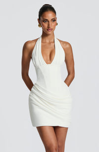 Daphne Mini Dress – Ivory