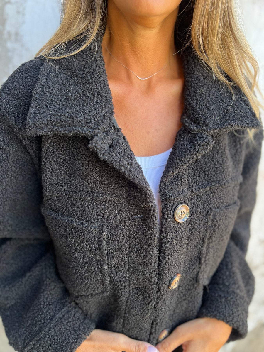 Nellie Jacket with Pockets in Black