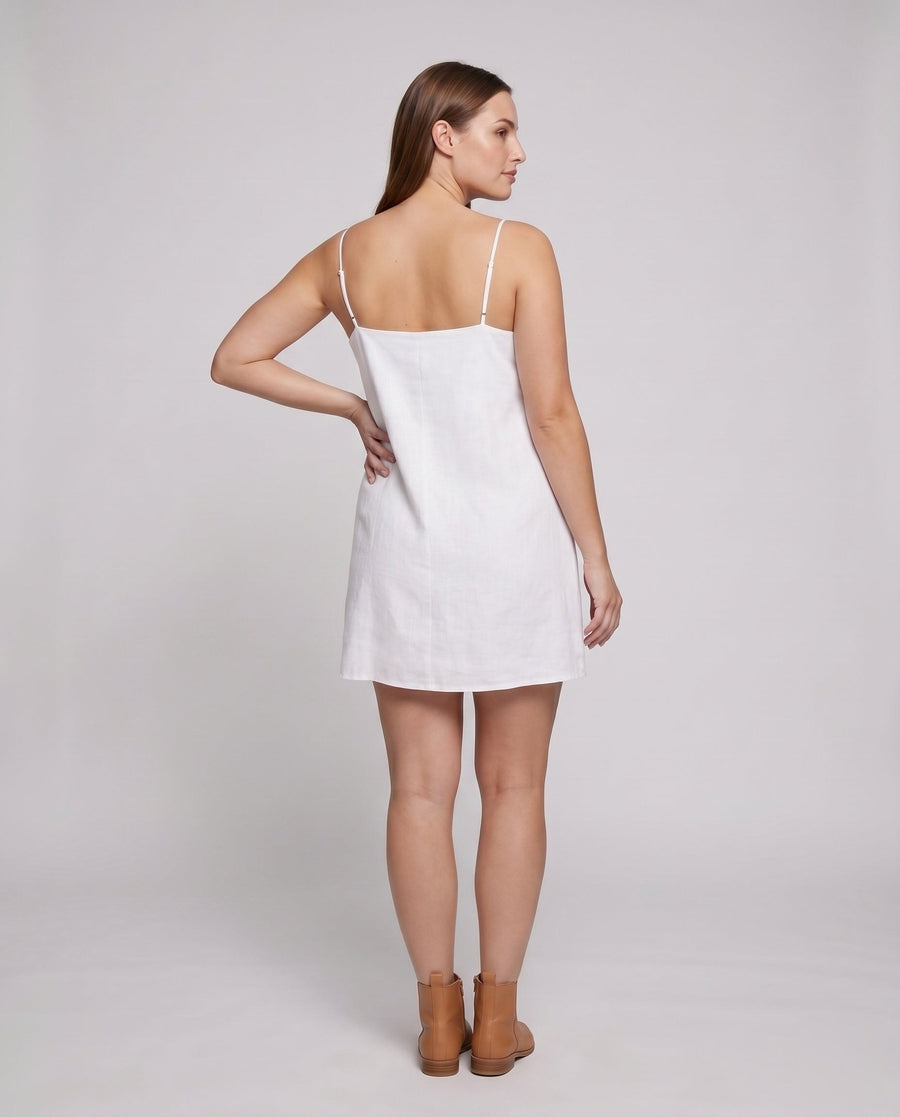 Nellie Linen Mini Dress