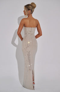 Mirabelle Maxi Dress – Nude