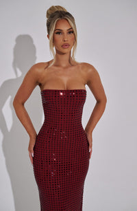 Mirabelle Maxi Dress – Wine