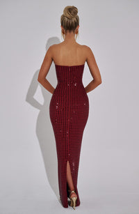 Mirabelle Maxi Dress – Wine