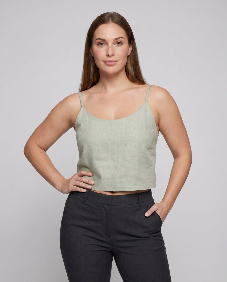 Nerissa Casual Linen Top