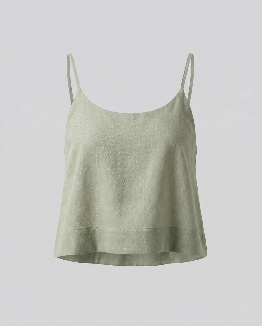 Nerissa Casual Linen Top in Linen