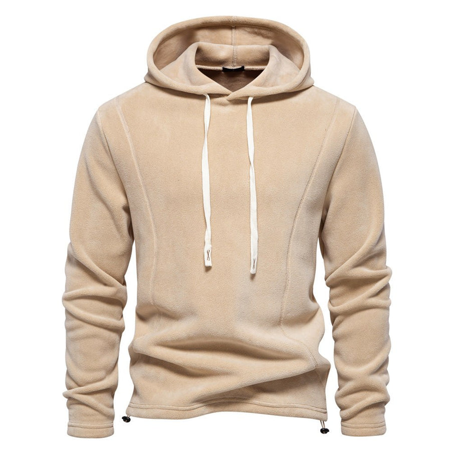 Nerissa Comfortable Hoodie in Light Khaki
