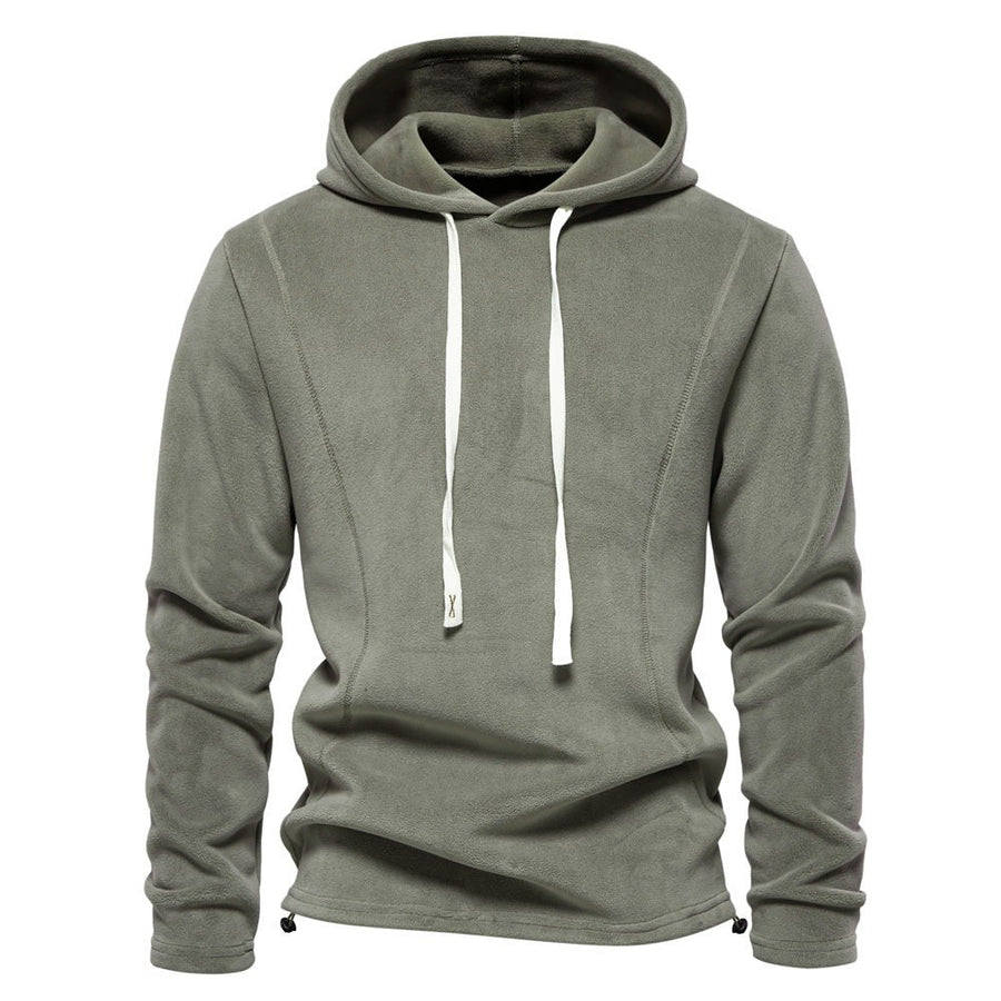 Nerissa Comfortable Hoodie in Olive Green