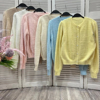 Nerissa Elegant Cardigan in Blue