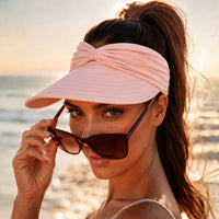 Nerys Women's UPF 50+ Wide Brim Sun Visor Hat