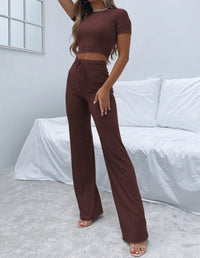 Nessa Elegant Set in Kastanienbraun