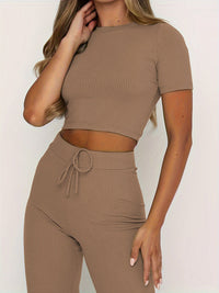 Nessa Elegant Set in Khaki