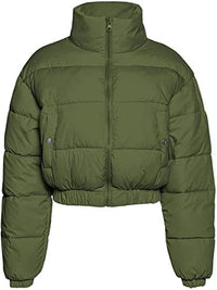 Nessa Jacket with Hood in Olive Green