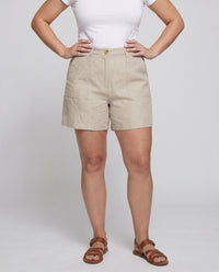 Nessa Linen Shorts with Pockets